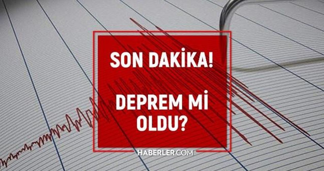 Ankara'da deprem mi oldu? SON DAKİKA! Bugün Ankara'da deprem mi oldu? AFAD ve Kandilli deprem listesi! 4 Nisan az önce deprem mi oldu?