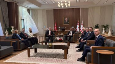 TBMM Heyetinden KKTC Cumhurbaşkanı Tufan Erhürman’a Tebrik Ziyareti