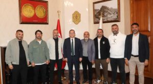 Kars Valisi Ziya Polat, Sarıkamış Kayak ve Snowboard Eğiticileri Derneği Heyetini Kabul Etti
