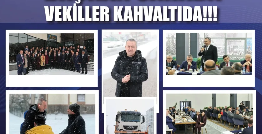 BAŞKAN SAHADA, VEKİLLER KAHVALTIDA!..