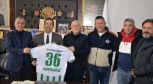 Kars 36 Spor Kulübü’nden Müdür Başköylü’ye Anlamlı ziyaret