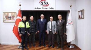 Siirt Heyetinden ATO Başkanı Gürsel Baran’a Ziyaret