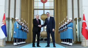 Cumhurbaşkanı Erdoğan, Sırbistan Cumhurbaşkanı Vucic’i Resmi Törenle Karşıladı