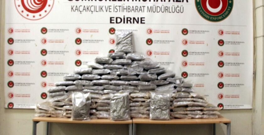Kapıkule’de Dev Uyuşturucu Operasyonu: 60 Kilogram Esrar Ele Geçirildi