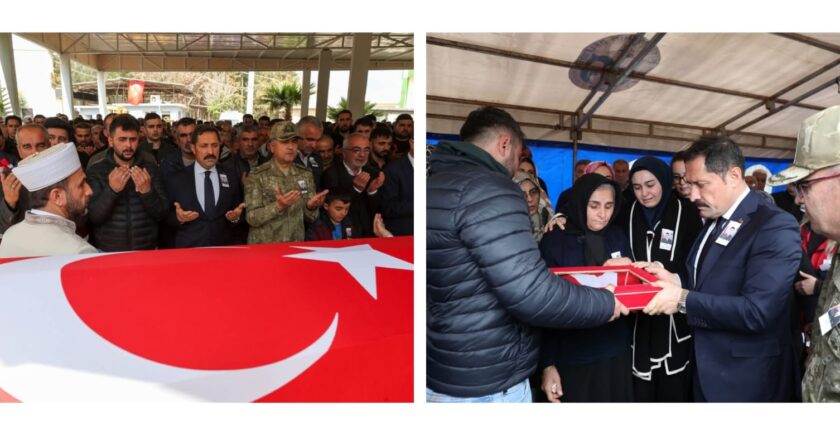 Şehidimiz Dualarla Uğurlandı