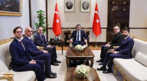 Cevdet Yılmaz, İsviçre Büyükelçisi Scheurer’i Kabul Etti