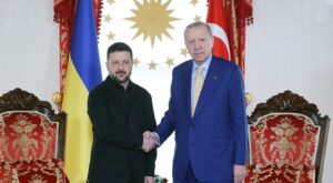 Cumhurbaşkanı Erdoğan, Ukrayna Devlet Başkanı Zelenski ile İstanbul’da Bir Araya Geldi
