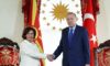 Cumhurbaşkanı Erdoğan, Kuzey Makedonya Cumhurbaşkanı Davkova ile Görüştü