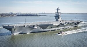 ABD Uçak Gemisi USS Gerald R. Ford Hırvatistan’dan Ayrıldı: Onarım Tamamlandı