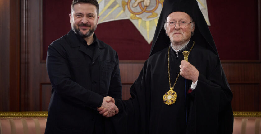 Ukrayna Devlet Başkanı Zelenskiy, Fener Rum Patrikhanesi’ni Ziyaret Etti