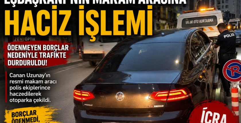 İpekyolu Belediye Eşbaşkanı’nın Makam Aracına Haciz İşlemi