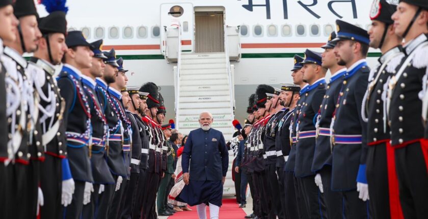 Hindistan Başbakanı Modi Ve İtalya Başbakanı Meloni Roma’da Bir Araya Geldi