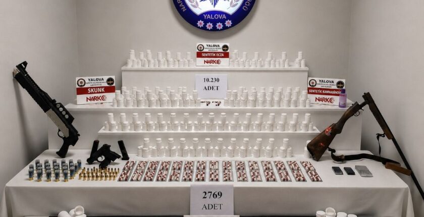 Yalova Merkezli 4 İlde Büyük Uyuşturucu Operasyonu: 92 Gözaltı, 22 Tutuklama