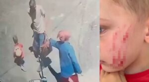 Van’da sokakta oynayan çocuğa saldırı: O anlar kamerada