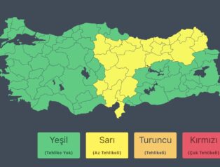 AFAD’dan Birçok İl İçin Kuvvetli Sağanak Ve Gök Gürültülü Yağış Uyarısı