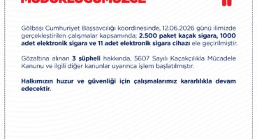 Ankara’da Kaçakçılık Operasyonu: 3 Gözaltı
