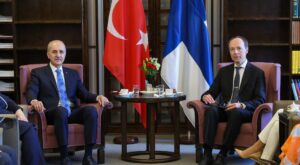 TBMM Başkanı Numan Kurtulmuş Finlandiya Parlamentosu Başkanı Jussi Halla-Aho İle Görüştü