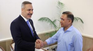 Dışişleri Bakanı Hakan Fidan Bangladeş Başbakanı Tarık Rahman Tarafından Kabul Edildi