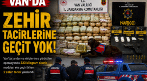 Van’da 333 Kilo Skunk Ele Geçirildi: 2 Şüpheli Yakalandı
