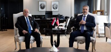 Dışişleri Bakanı Hakan Fidan, Iraklı Mevkidaşı Fuad Hüseyin İle Bir Araya Geldi