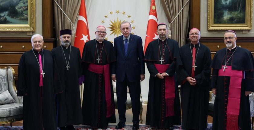 Cumhurbaşkanı Erdoğan, Türkiye Katolik Episkoposlar Heyetini Kabul Etti
