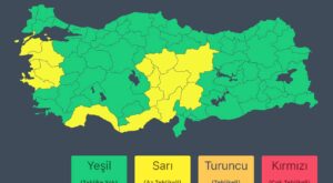 13 İl İçin Kuvvetli Rüzgar Ve Fırtına Uyarısı
