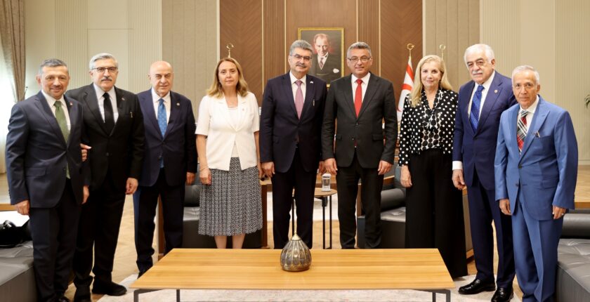 KKTC Cumhurbaşkanı Erhürman, Türkiye Heyetini Kabul Etti