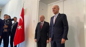 TBMM Başkanı Numan Kurtulmuş MHP Lideri Devlet Bahçeli ile Görüştü
