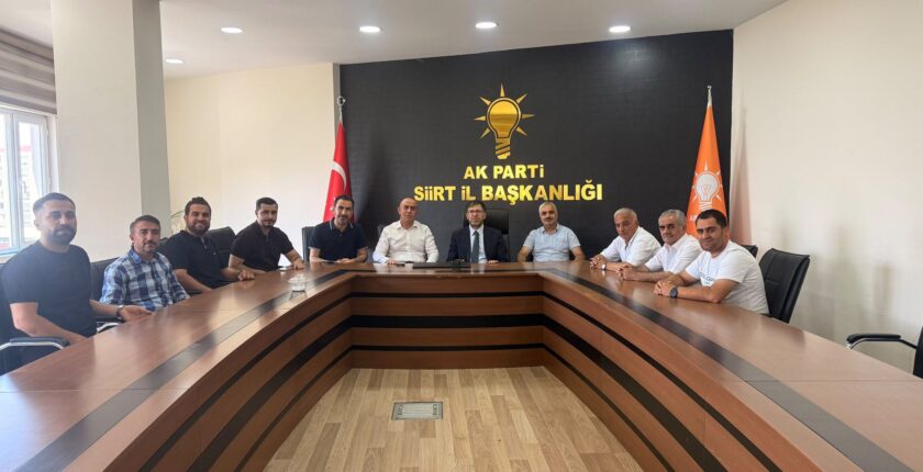 Ak Parti Siirt İl Başkanlığı’nda Yoğun Tebrik Trafiği